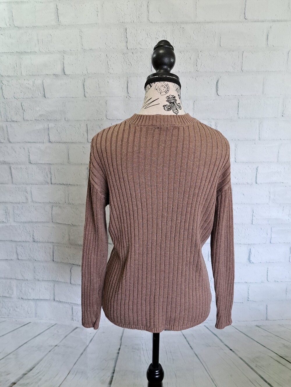 Jessica Simpson Tan Ribbed Sweater - Picture 4 of 9
